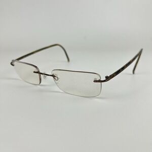 Marchon Airlock2 770/37 014 Unisex Eyeglasses Frame Bronze Rimless 52-21-140‎ mm
